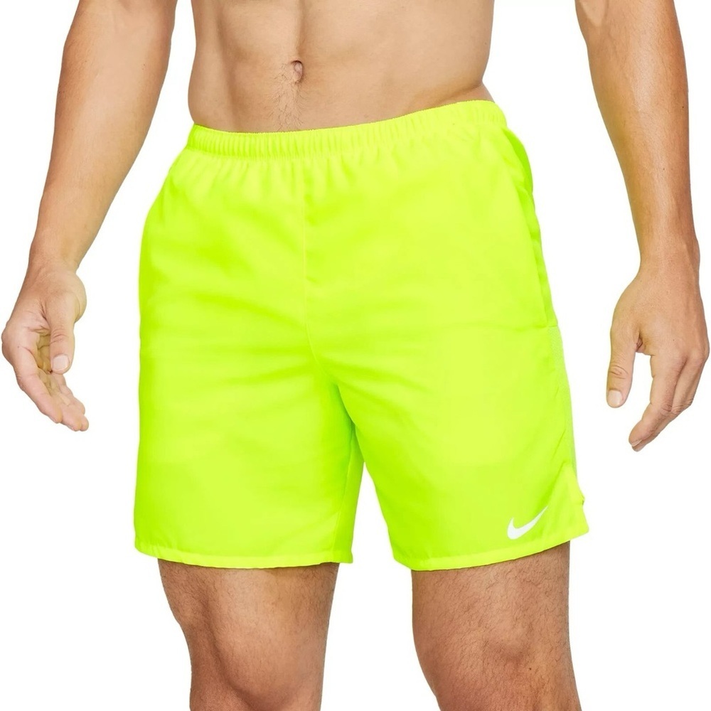 NWT Nike Men's Challenger Brief-Lined 7” Inseam Running Shorts CZ9066 Volt M